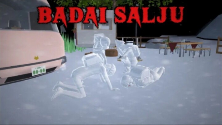 Snowstorm horror movie | Sakura school simulator