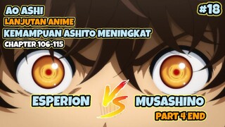 ESPERION VS MUSASHINO PART 4 END || KEMAMPUAN ASHITO MENINGKAT || 106-115