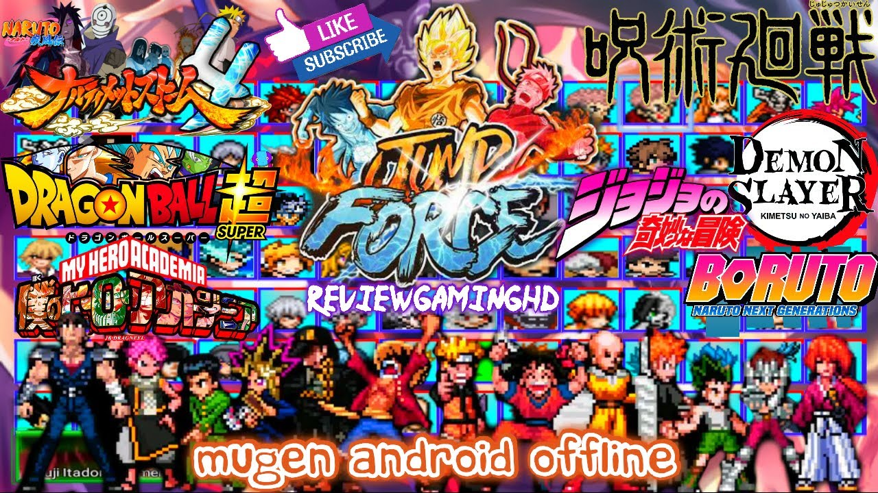 Download Jump Force Mugen Android, Full 98 Karakter, Offline