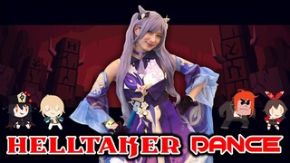 Keqing Helltaker Dance @ Anime Pasadena 2021 ft. Maid Nagi | Genshin Impact