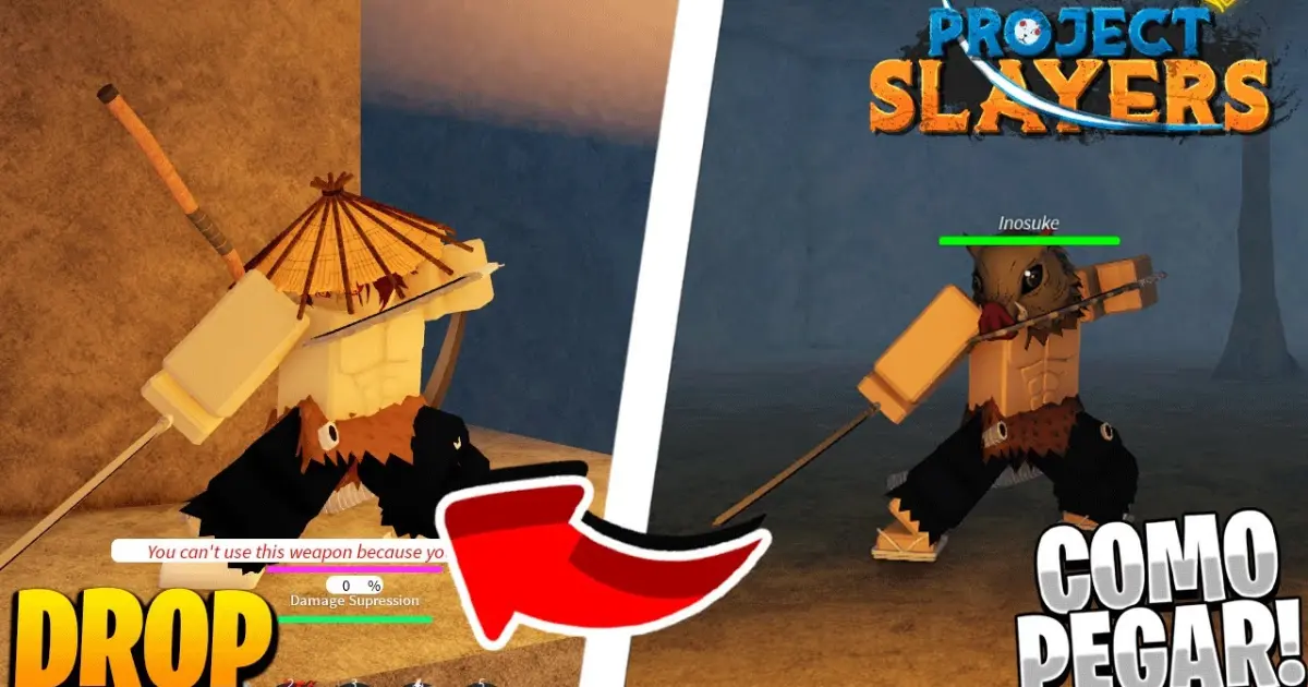 COMO PEGAR a ESPADA DO INOSUKE DO PROJECT SLAYERS! ROBLOX - Bilibili