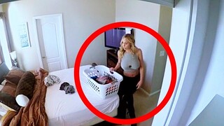 WEIRD THINGS CAUGHT ON SECURITY CAMERAS & CCTV