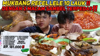 PERTAMA KALI KERINGET GW NGOCOR BEGINI ‼️ MUKBANG PECEL LELE TERPEDAS 10 LAUK SAMA @Jonathan Liandi