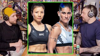 Ji Yeon Kim vs Priscila Cachoeira | Outlawed Picks Podcast Clips | Makhachev vs Green