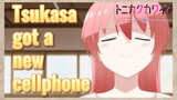 Tsukasa got a new cellphone