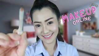 ASMR Thai ด.ญ.น้ำชา แต่งหน้าใสๆ ให้เพื่อนสาว เรียนออนไลน์ 💋💄ASMR Student Makeup Roleplay
