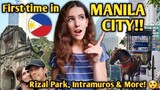 FIRST TIME IN MANILA CITY, PHILIPPINES! I Never Knew Manila Has THIS!! Intramuros & Rizal Park