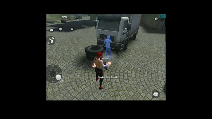 Bug terbang di training free fire  !