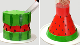 สุดยอดไอเดียเค้กแตงโม วิธีทำฟรุ๊ตเค้กง่ายๆ สำหรับมือใหม่