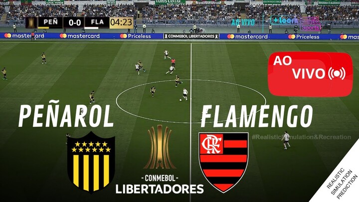 🔴PEÑAROL X FLAMENGO AO VIVO COM IMAGENS | LIBERTADORES 2024 | ASSISTIR JOGO AO VIVO SIMULAÇAO