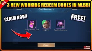 CLAIM! 3 NEW REDEEM CODES THIS SEPTEMBER 3, 2021 | MLBB Transformers Challenge