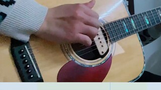 [Guitar Fingerstyle] Stir-fried Chicken dengan Reverse Standard Tuning Simple Version dengan partitu