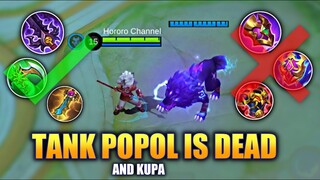 NEW POPOL WITH VERY TANKY KUPA | MOBILE LEGENDS