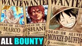 🛑◾Daftar Semua Harga Bounty Yang Telah Diketahui Hingga Sekarang (Update One Piece Chapter #1019)◾🛑