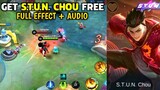 HOW TO GET S.T.U.N. CHOU FOR FREE || MOBILE LEGENDS
