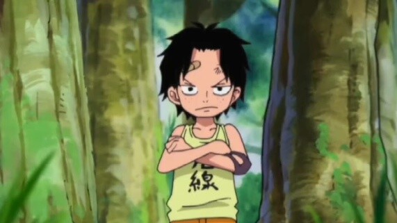 Luffy sangat lucu ketika dia masih kecil...