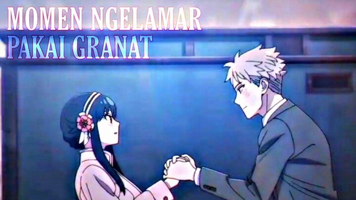 ROMANTIS!!!MOMEN SENJA NGELAMAR YOR PAKAI GRANAT