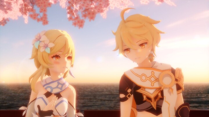 『Genshin Impact ☆MMD』Traveler's Afternoon Story Ying & Kong [Telephone Juice]