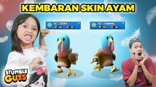 CHALLENGE TERLUCU LEIKA  😍  LEIKA KEMBARAN SKIN AYAM YANG KALAH DI PATOK [STUMBLE GUYS INDONESIA]