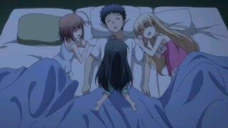 I have to listen to my dad and raise three little girls to sleep together~