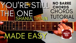 Shania Twain - You're Still The One Chords (Guitar Tutorial) for Acoustic Cover