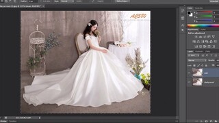 Hướng Dẫn Làm Xoăn Váy Cưới Trong Photoshop - Thủ Thuật Photoshop Cs6