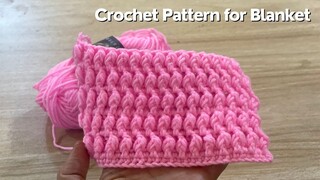 Crochet blanket pattern 🍂 Supper Easy and Quickly #crochet