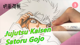[Jujutsu Kaisen] Satoru Gojo Lukisan Tangan| Youtube 50 Juta Putaran| Pelukis KTB| Art Akan Datang_3