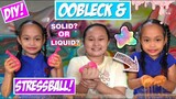 HOW TO MAKE OOBLECK SLIME AND STRESS BALL | DIY FUN EXPERIMENT FOR KIDS (Philippines)