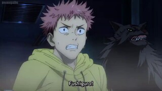 Megumi Fushiguro Meets Yuji Itadori:- Jujutsu Kaisen episode 1 moments