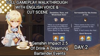 Genshin Impact - Of Drink A Dreaming Events: How to Make A Drink For Zhongli, Lisa & Jean (Day 2)