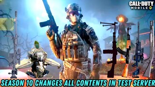 ALL NEW SEASON 10 TEST SERVER CONTENTS | HUGE GUN SOUND OPTIMISATION | RELOAD ANIMATION CHANGES