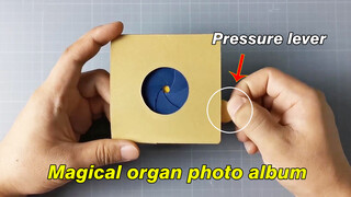 [Origami] Album origami huyền diệu, xoay và mở như một chiếc máy ảnh