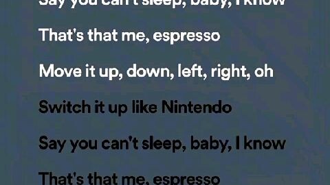 expresso lyrics