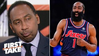 "James Harden is the most hyped up bum in the league" - Stephen A. on 76ers blowout loss by Nets