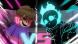 [Collaboration animation with multiple bosses] Nightmare Sans vs Betty [Super cool coloring!]