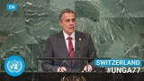 🇨🇭 Switzerland - President Addresses General Debate, 77th Session (English) | #UNGA