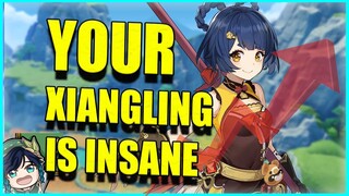 why YOUR XIANGLING does SO MUCH MORE damage (Artifact utilization)