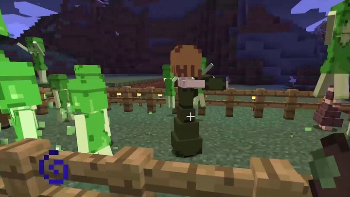 Minecraft: A Yang Lu met a girl who fell into a trap, and was about to rescue her when it suddenly exploded?