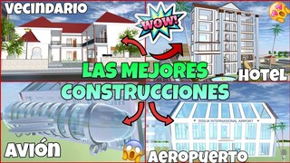 LAS MEJORES CONSTRUCCIONES DE SAKURA 😱|| Hotel de lujo || Sakura School Simulator