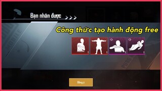 HƯỚNG DẪN CÔNG THỨC TẠO HÀNH ĐỘNG FREE TỪ SỰ KIỆN CỦA NHÀ PHÁT HÀNH || PUBG MOBILE