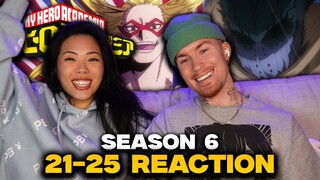 THIS SEASON WAS INSANE! | My Hero Academia SEASON 6 Ep 21/22/23/24/25 REACTION