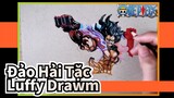 [Đảo Hải Tặc] Vẽ dụng cụ của Luffy - Người rắn thứ tư với bút chì màu