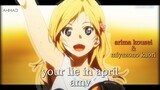 [AMV] your lie in april - wanna be your