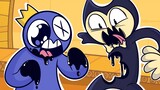 The RAINBOW FRIENDS, but in DIFFERENT UNIVERSE // Bendy / Poppy Playtime Chapter 2 Animation