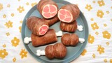 [Original soft brick] Luffy's favorite big stick meat ~ anime meat, barbecue theme plaster crispy so