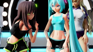 MIKU dance Let's go to the gym together