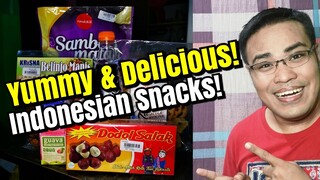 Mukbang! Filipino Tries Indonesian Snacks for the first time! 😊