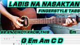 Labis na nasaktan - Jennelyn Yabu (Guitar Fingerstyle)Tabs + Chords