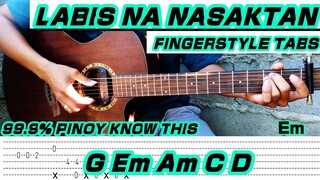 Labis na nasaktan - Jennelyn Yabu (Guitar Fingerstyle)Tabs + Chords